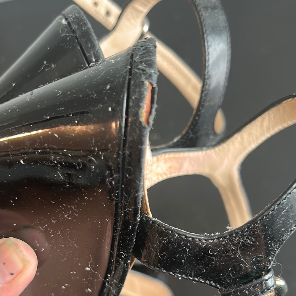 Prada Black Sandals with Ankle Strap and Chunky Heel - Picture 6 of 6
